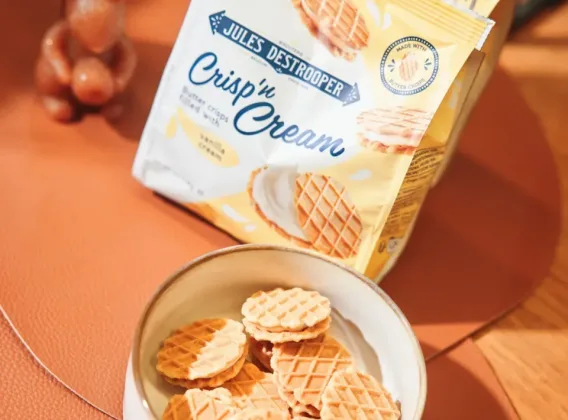 Zakje crisp n cream met kom